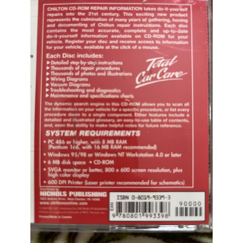GM Trucks, SUVs, and Compact Vans, 1980-99 by Chilton CD-Rom - Picture 6 of 6